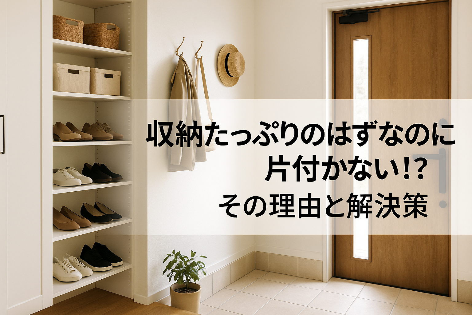 収納たっぷりのはずなのに片付かない！その理由と間取りの工夫とは？