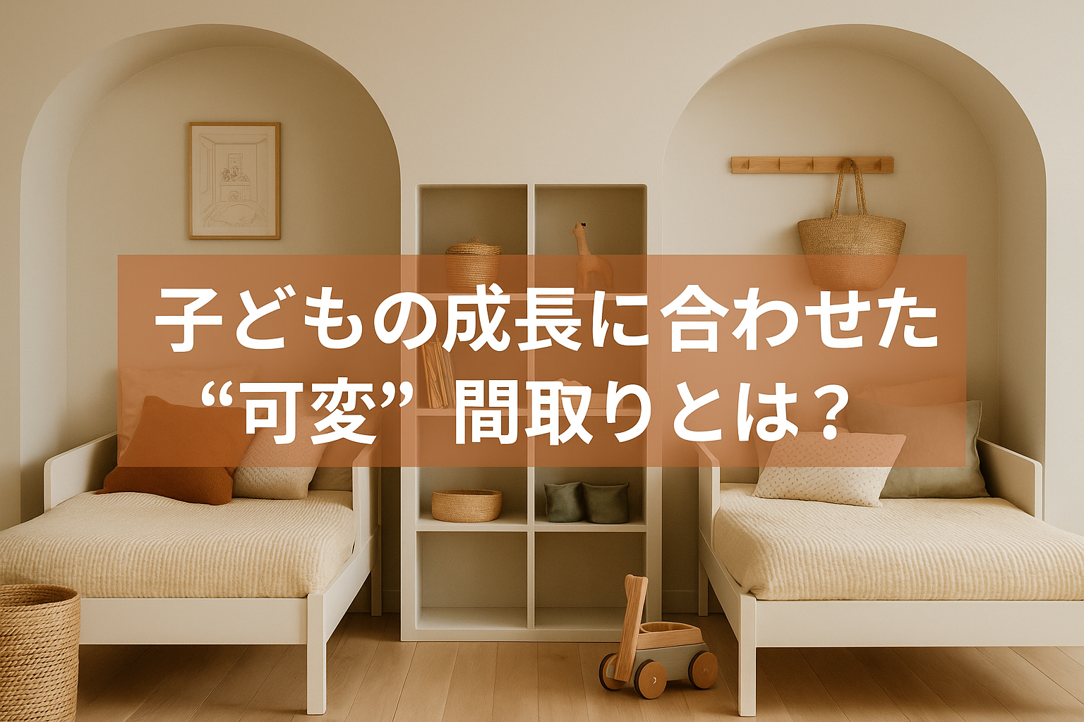 【子育て世代必見】子どもの成長に合わせた“可変”間取りとは？