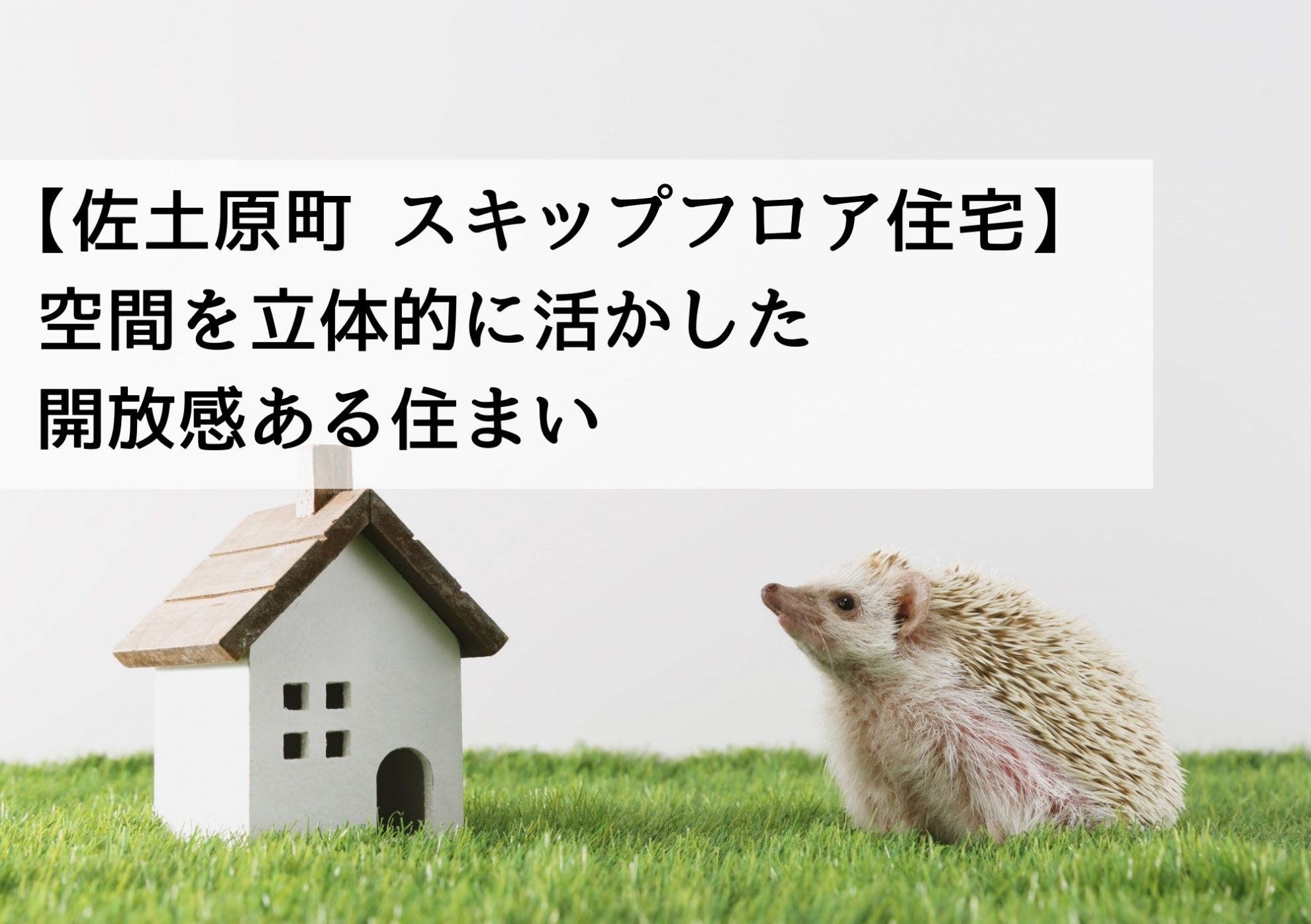 【佐土原町 スキップフロア住宅】空間を立体的に活かした開放感ある住まい