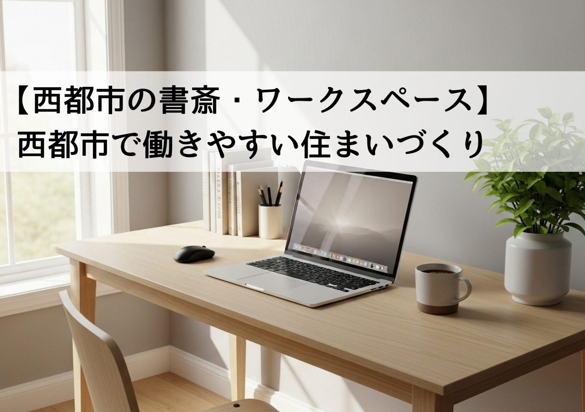 【西都市の書斎・ワークスペース】西都市で働きやすい住まいづくり