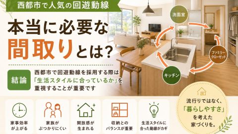 西都市で人気の回遊動線 本当に必要な間取りとは？