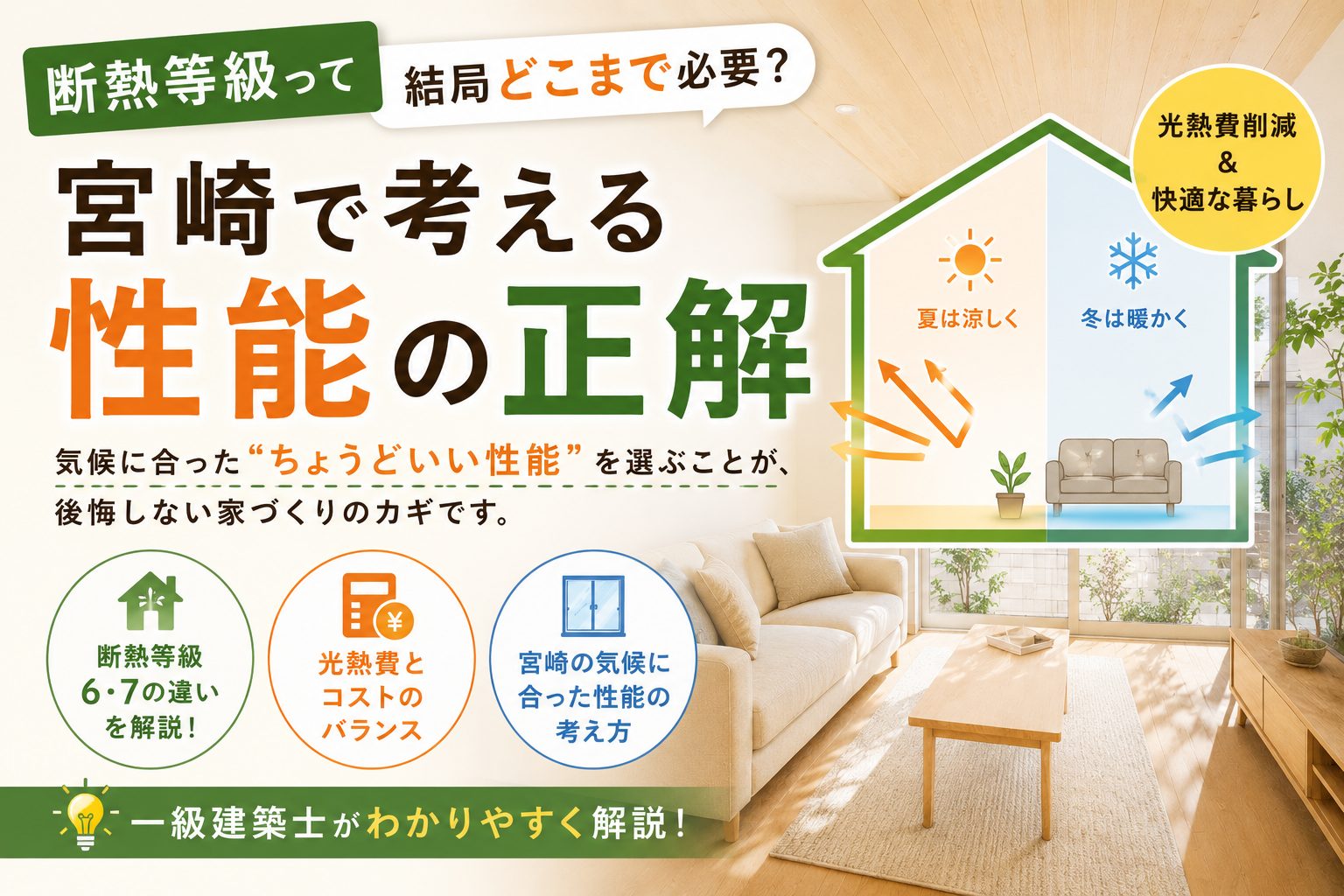 断熱等級って結局どこまで必要？宮崎で考える性能の正解