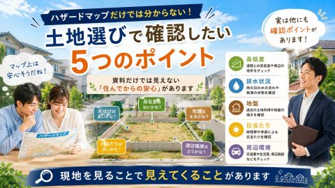 【宮崎 土地選び】ハザードマップだけでは分からない土地選びの注意点