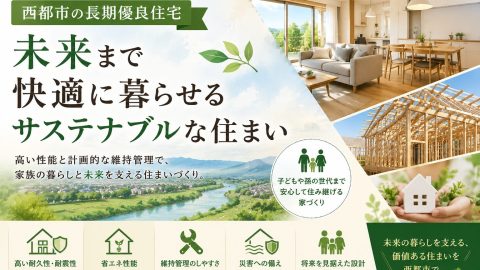 西都市の長期優良住宅｜未来まで快適に暮らせるサステナブルな住まい
