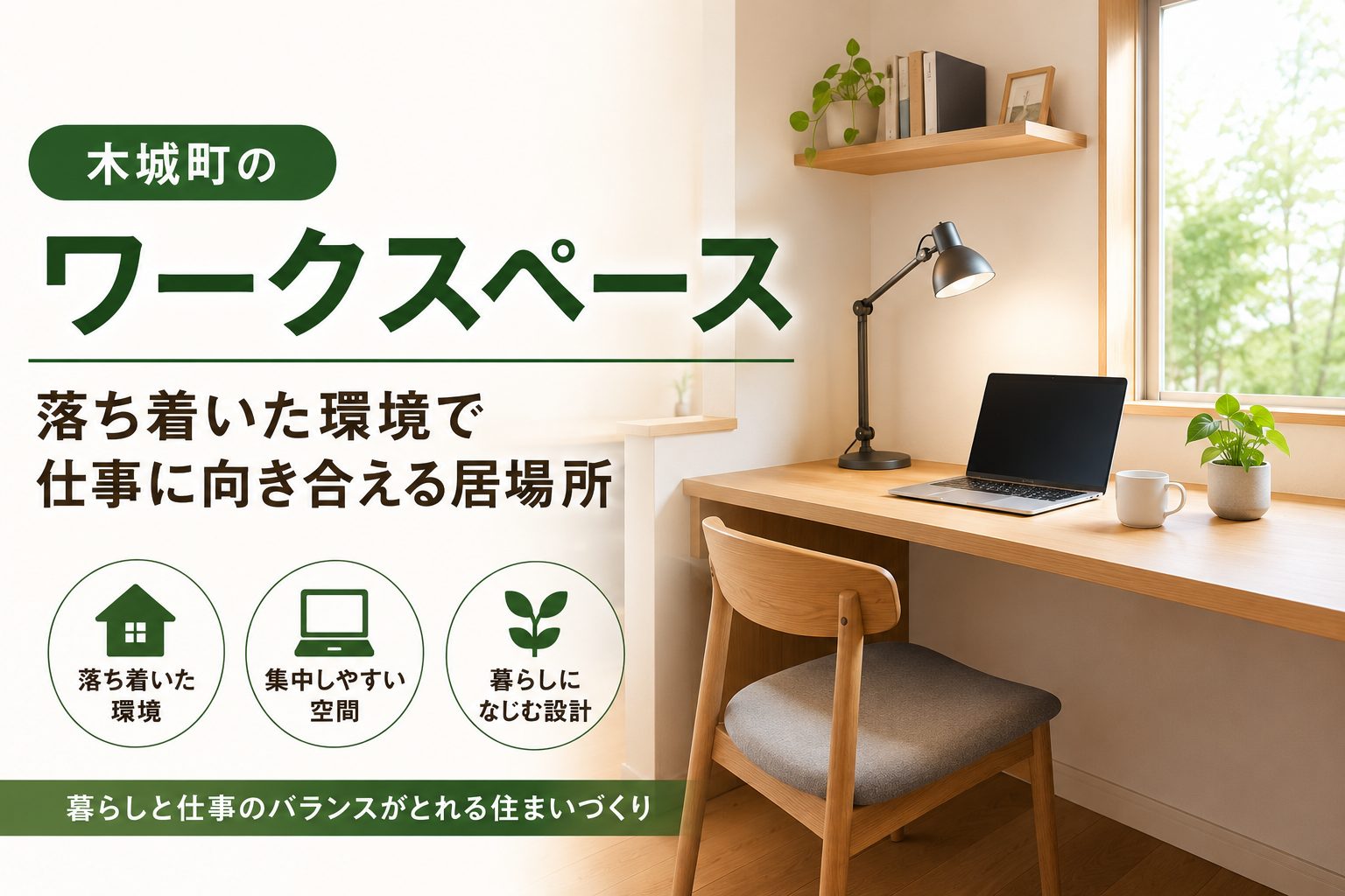 木城町のワークスペース｜落ち着いた環境で仕事に向き合える居場所