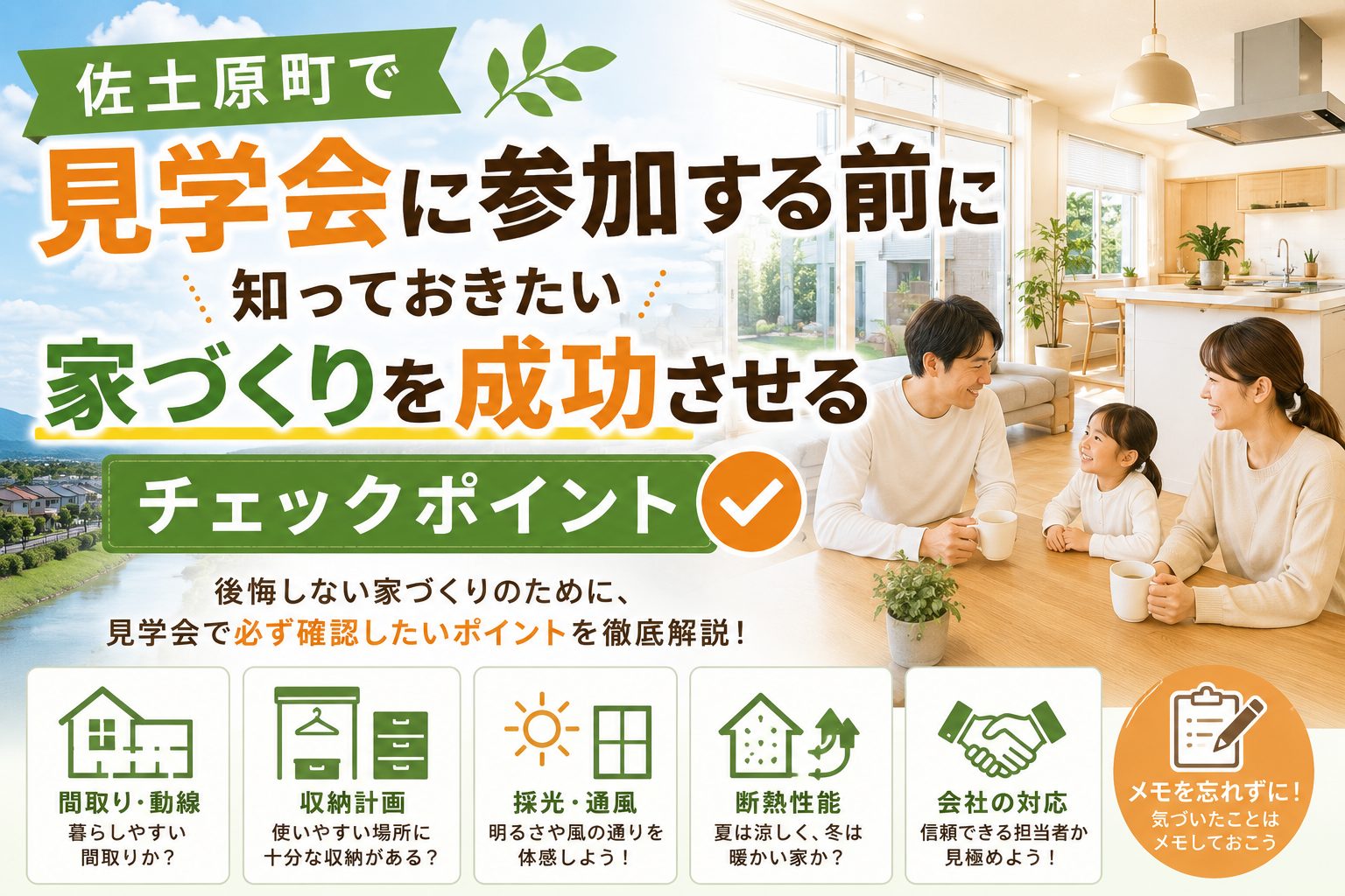 佐土原町で見学会に参加する前に知っておきたい 家づくりを成功させるチェックポイント