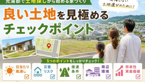 児湯郡で土地探しから始める家づくり 良い土地を見極めるチェックポイント