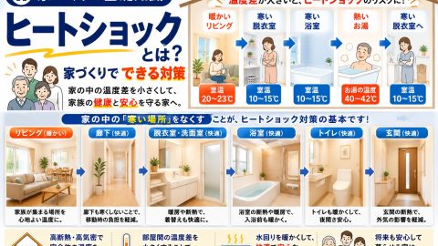 【家づくりの基礎知識】ヒートショックとは？家づくりでできる対策
